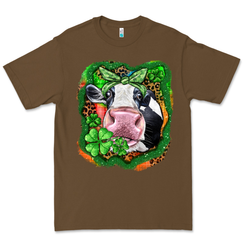 St. Patrick's Day Cow Premium Tee by FaDigitalArtStudio | Teevron