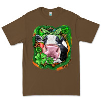 Cacao St. Patrick's day cow Premium Tee - FaDigitalArtStudio