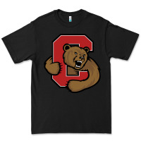 Black Cornell Big Red Premium Tee - linhVisuals