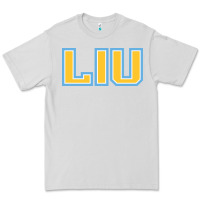 Dove Grey Liu Gold Wordmark Premium Tee - linhVisuals
