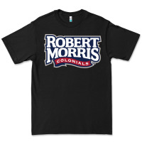 Black Robert Morris Colonials Wordmark Premium Tee - linhVisuals
