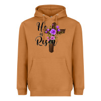 Meerkat he is risen matthew 28 6 Heavyweight Hoodie - Jasminsmagicworld