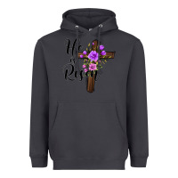Smoke he is risen matthew 28 6 Heavyweight Hoodie - Jasminsmagicworld