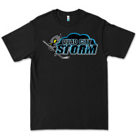 Black quad city storm Premium Tee - linhVisuals