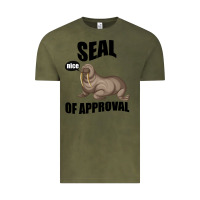 Vintage Olive Seal nice Of Approval Vintage Tee - Bettercallsaul