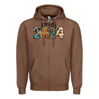 Chestnut Western Senior 2024 cow Zipper Hoodie - RanaPortraitStore