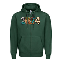 Sports Green Western Senior 2024 cow Zipper Hoodie - RanaPortraitStore