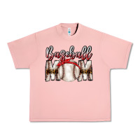 Salmon Baseball Mom Urban Heavy Tee - CowhideDigitalArt
