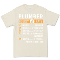 Bone funny plumber gifts   plumber hourly rate hoodie Premium Tee - linhVisuals