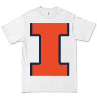 White Illinois Fighting Illini, Merch Premium Tee - linhVisuals