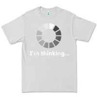 Dove Grey funny programmer i'm thinking t shirt Premium Tee - linhVisuals