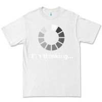 White funny programmer i'm thinking t shirt Premium Tee - linhVisuals