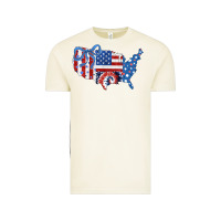 Vintage Arctic America map Vintage Tee - CowhideDigitalArt
