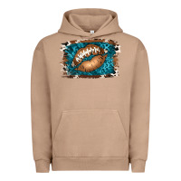 Pigment Burro Football Lips Urban Hoodie - Jasminsmagicworld