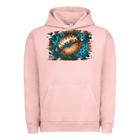 Pigment Salmon Football Lips Urban Hoodie - Jasminsmagicworld