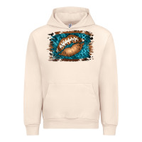 Sandshell Football Lips Urban Hoodie - Jasminsmagicworld