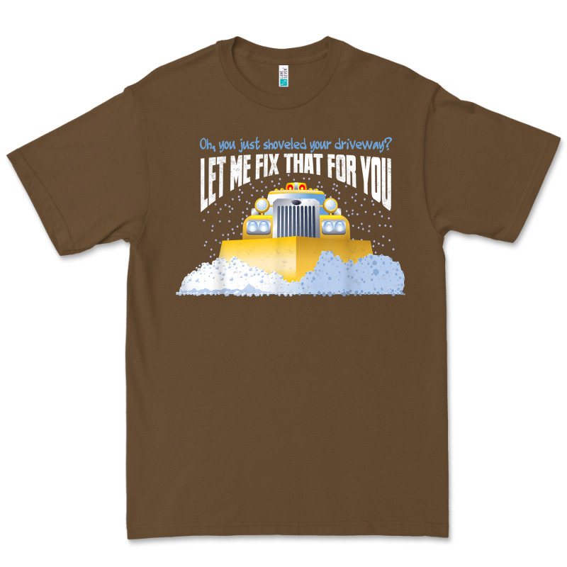 Funny Snow Plow Driver Shirt   Gift For Snowplow Drivers T Shirt Premium Tee by linhVisuals | Teevron