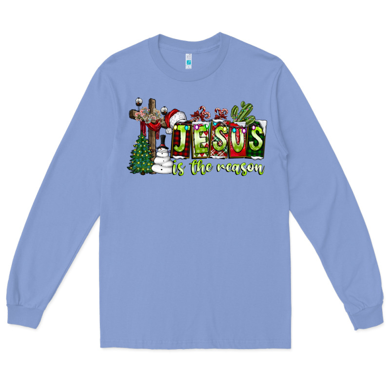 Jesus İs The Reason Long Sleeve Tee by CowhideDigitalArt | Teevron