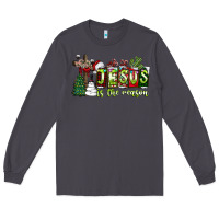 Smoke jesus İs the reason Long Sleeve Tee - CowhideDigitalArt