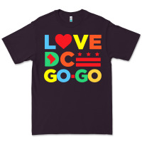 Plum #love dc go go Premium Tee - linhVisuals