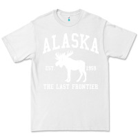 White alaska Premium Tee - linhVisuals