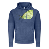 Vintage Denim Cabbage White Butterfly Vintage Hoodie - LillyAllenDesigns