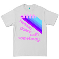 Dove Grey ohhhhh i wanna dance with somebody Premium Tee - linhVisuals