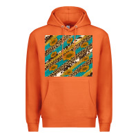 Carrot leopard cowhide  leather sunflowers Premium Hoodie - Artiststas