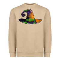 Mushroom Purple leopard witch hat Heavyweight Sweatshirt - Jasminsmagicworld