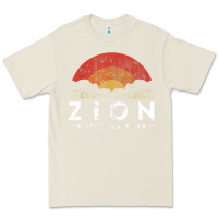 Bone retro zion national park us vintage utah adventure hiking Premium Tee - linhVisuals