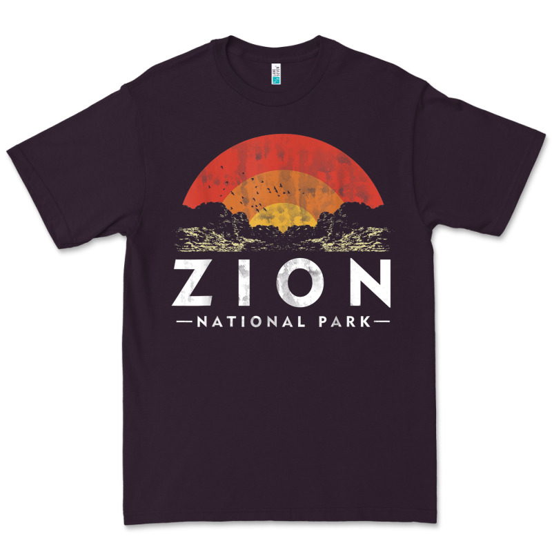 Retro Zion National Park Us Vintage Utah Adventure Hiking Premium Tee by linhVisuals | Teevron