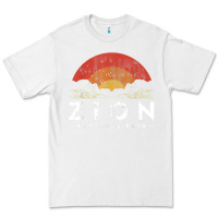 White retro zion national park us vintage utah adventure hiking Premium Tee - linhVisuals
