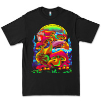 Black psychedelic t  shirt psychedelic dream t  shirt Premium Tee - linhVisuals