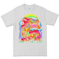 Dove Grey psychedelic t  shirt psychedelic dream t  shirt Premium Tee - linhVisuals