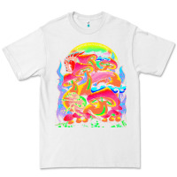 White psychedelic t  shirt psychedelic dream t  shirt Premium Tee - linhVisuals