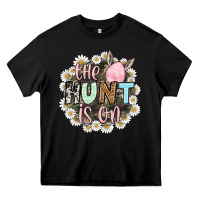 Black Easter Day The hunt is on Heavy Core Tee - OliviaCreatesArt