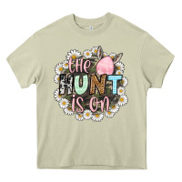 Mossy Easter Day The hunt is on Heavy Core Tee - OliviaCreatesArt
