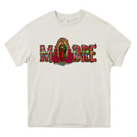 Cream madre floral aztec leopard Heavy Core Tee - Jasminsmagicworld
