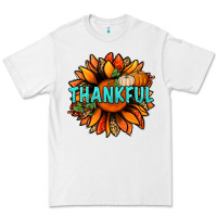 White thankful with sunflower bbs Premium Tee - BundleAndBundleShop