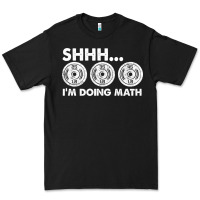 Black shhh i'm doing math gym funny bodybuilding weightlifting humor quote Premium Tee - linhVisuals