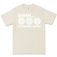 Bone shhh i'm doing math gym funny bodybuilding weightlifting humor quote Premium Tee - linhVisuals