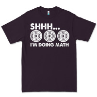 Plum shhh i'm doing math gym funny bodybuilding weightlifting humor quote Premium Tee - linhVisuals