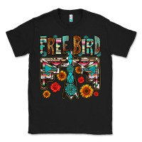 Black western free bird Classic Tee - OliviaCreatesArt