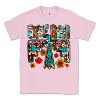 Bubblegum Pink western free bird Classic Tee - OliviaCreatesArt
