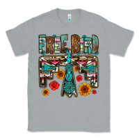 Heather Grey western free bird Classic Tee - OliviaCreatesArt