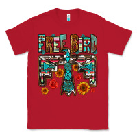 Red western free bird Classic Tee - OliviaCreatesArt