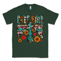 Sports Green western free bird Classic Tee - OliviaCreatesArt