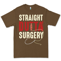 Straight Outta Surgery Funny Get Well Soon Gifts Post Surgery Supporti Premium Tee | Teevron