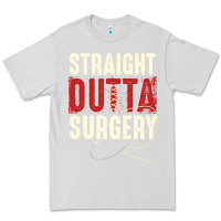 Dove Grey straight outta surgery funny get well soon gifts post surgery supporti Premium Tee - linhVisuals