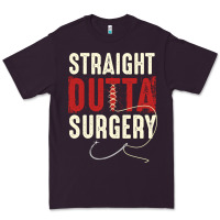 Plum straight outta surgery funny get well soon gifts post surgery supporti Premium Tee - linhVisuals